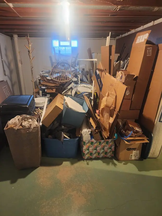 Roll-off dumpster container at job site for Concrete Dumpster Rental in Chanhassen